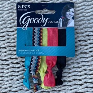 NWT Goody Ouchless Ribbon Hair Elastics